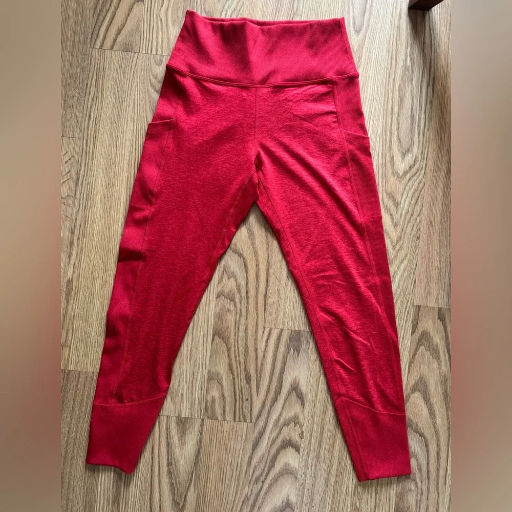 OFFLINE By Aerie | The Hugger Matching Ribbed Workout Set | L/XL - Red - Picture 8 of 12